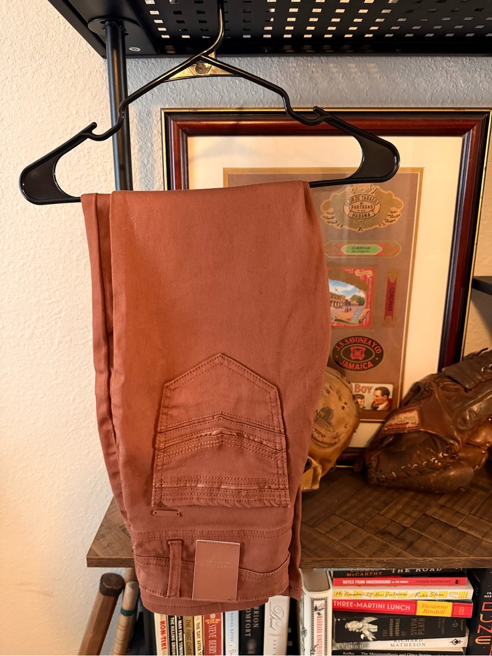 Slim Men’s Jeans in Rust Brown